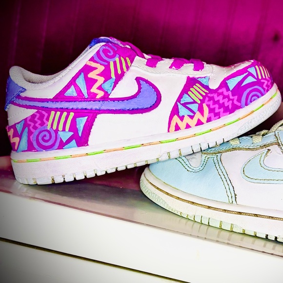 Customized shoes. Message me the style you’re wanting and I’ll see if I can do! - Picture 3 of 5